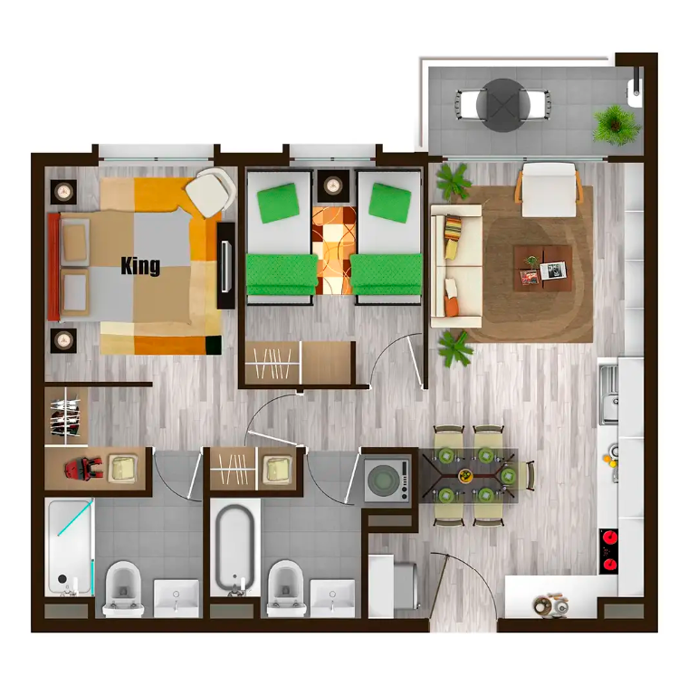 SE VENDE DEPARTAMENTO SECTOR NORORIENTE DE LOS ÁNGELES