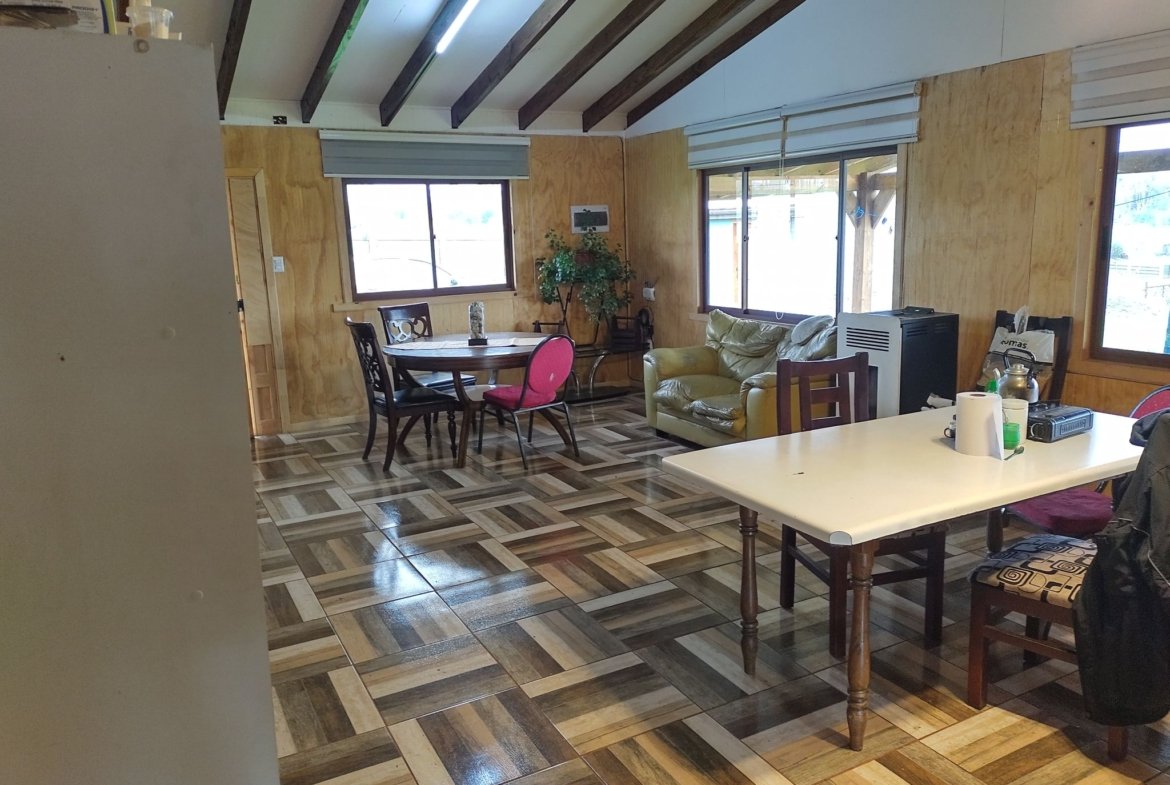 SE VENDE PARCELA PITRUFQUÉN CON CASA Y DOS CABAÑAS REGULARIZADAS