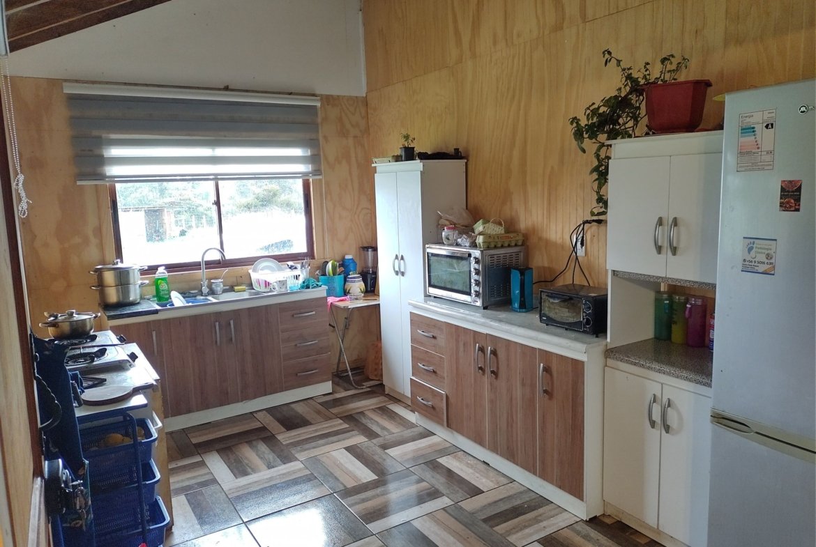 SE VENDE PARCELA PITRUFQUÉN CON CASA Y DOS CABAÑAS REGULARIZADAS